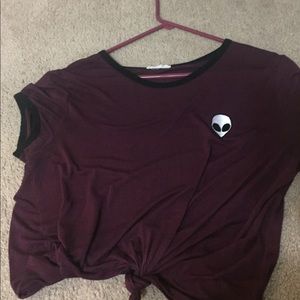 Alien patch t-shirt